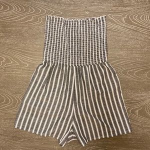 Love Tree Striped Romper